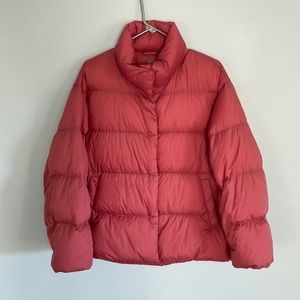 Down winter coat for women